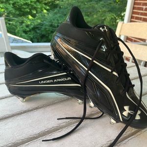 Brand New Under Armour Mercenary 58 Black&White Football Cleats. No box.